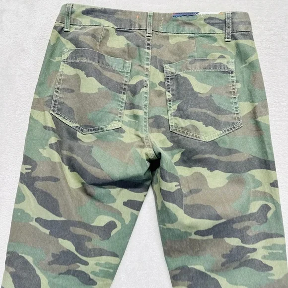 Sundry Camouflage Joggers with Red Stripe - Picture 11 of 15